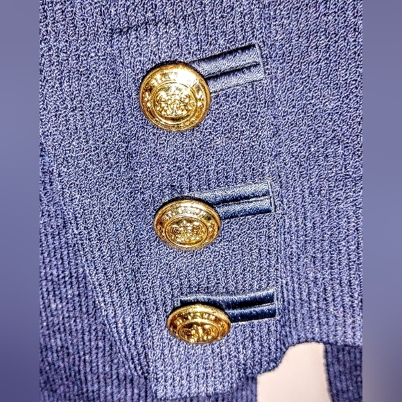 NAVY ST. JOHN KNIT JACKET - Picture 2 of 11